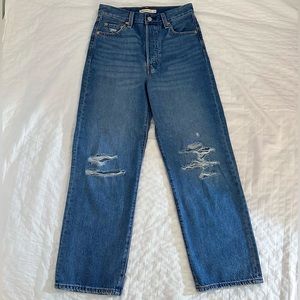 LEVI’S Ribcage Straight Ankle Women’s Jeans - 26X27